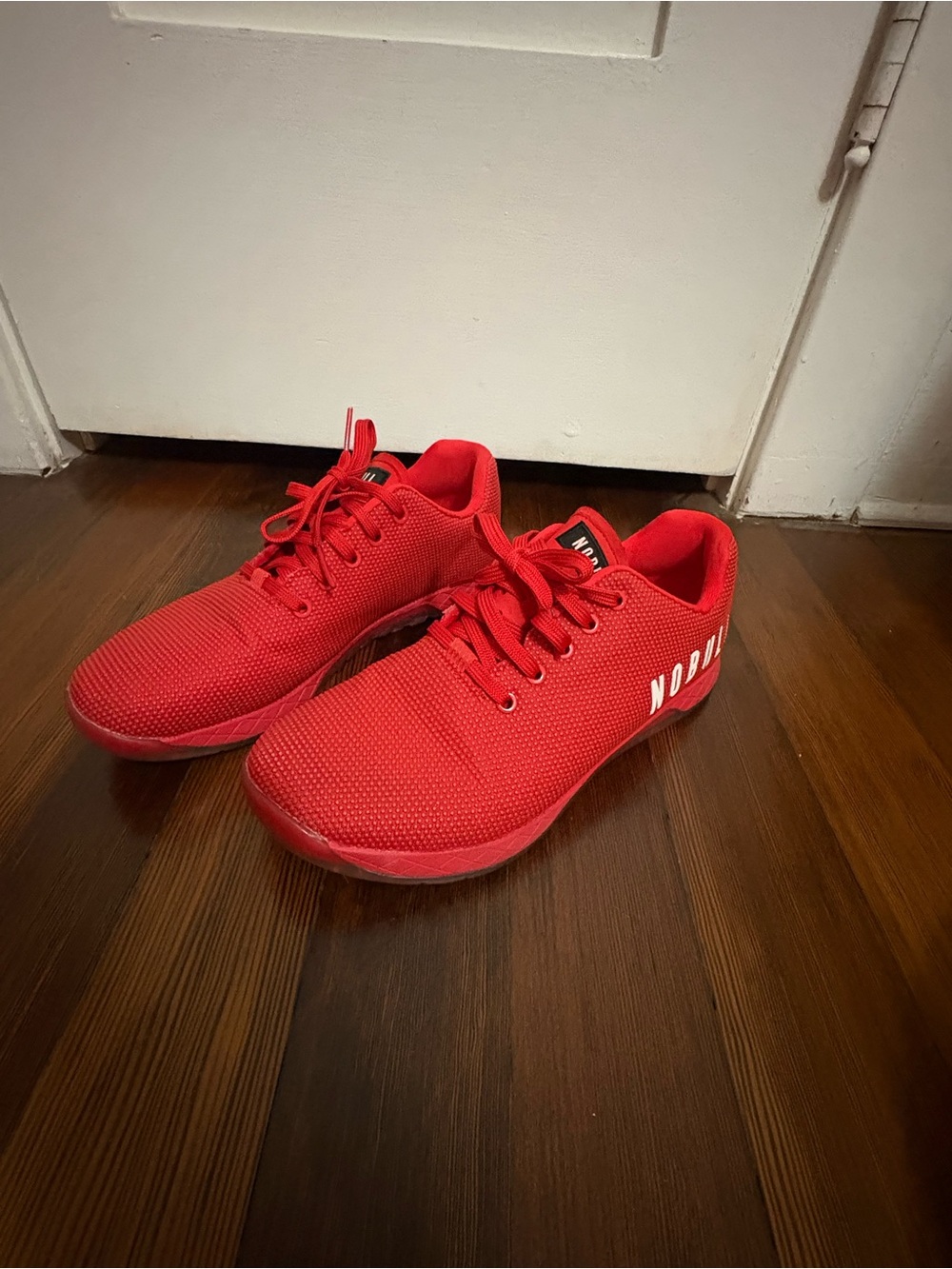 NOBULL Red Mesh Training Sneakers